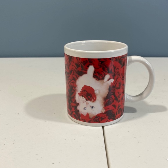 Houston harvest gift products llc Other - Houston harvest gift products cute cat with rose coffee cup
